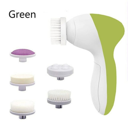 5 In 1face Cleansing Brush Silicone Facial Brush Deep Cleaning Pore