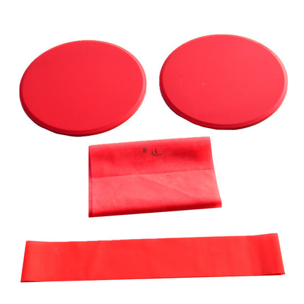 Fitness three-piece sliding disc