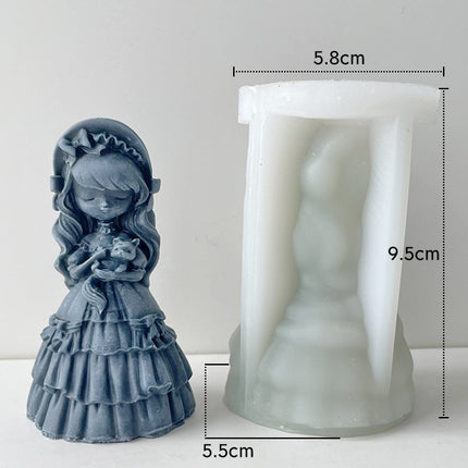 Home Aromatherapy Plaster Doll Ornament Mold