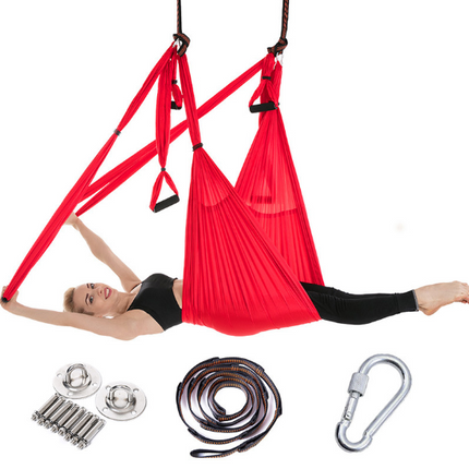 Reverse gravity fitness hammock