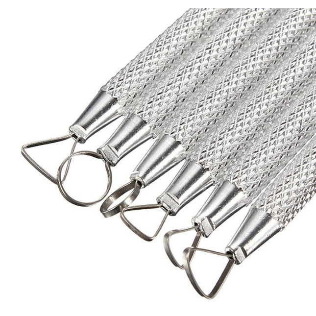 6Pcs Polymer Clay Ceramic Tape Sculpture Tools Clay Sculpture Sculpture Caving Scraper Craft Modeling Tools