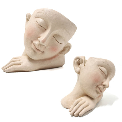 Art Planting Container Home Garden Flower Pot Ornaments