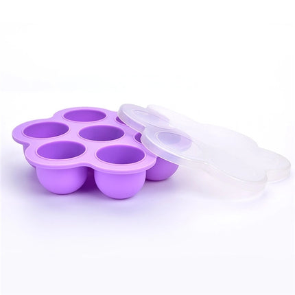 Small 7-hole silicone food supplement box