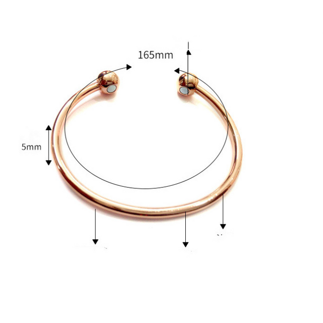 Versatile Brass Bracelet Magnet Health Care Ladies