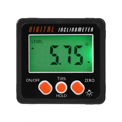 Digital inclinometer angle measuring tool