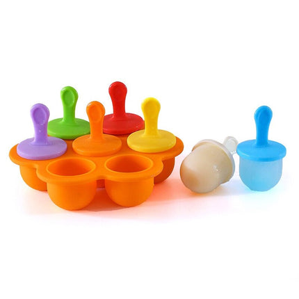 Small 7-hole silicone food supplement box
