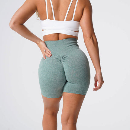 Show Waist Snowflake Seamless Fitness Yoga Shorts