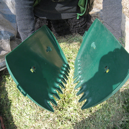 Leaf Rake Scoops Cleaning Rubbish Leaf Collector Grabs With Leaf Claws For Weed Picking Up Hand Harken Reiniging Gereedschap