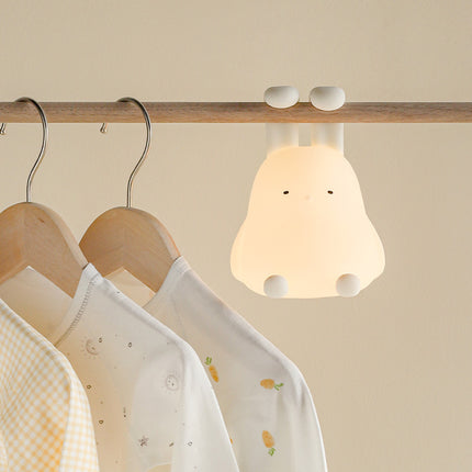 Timed Warm Light Silicone Rabbit Night Lamp Cute Led Lights