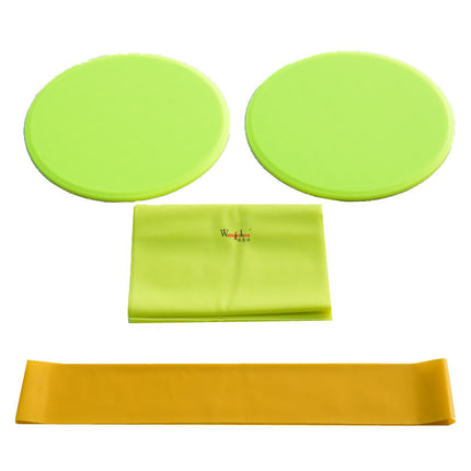 Fitness three-piece sliding disc