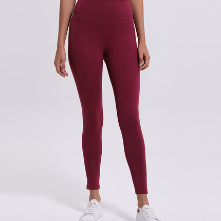 Stitched nine points fitness pants