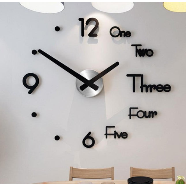 3D wall clock