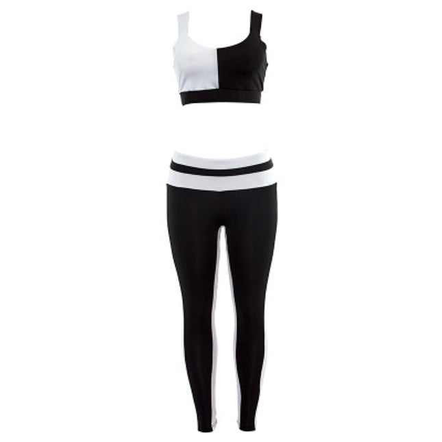 Contrast Slim Yoga Fitness Set