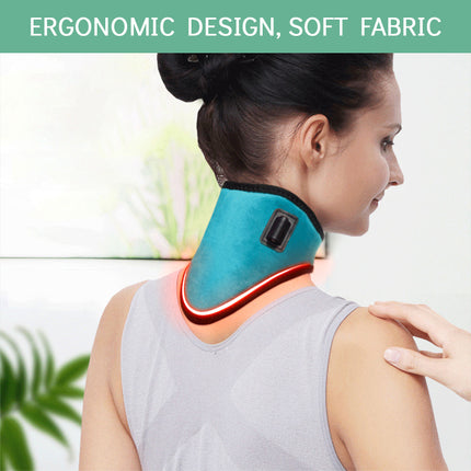 Portable Electric Heating Neck Brace Cervical Vertebra Winter Warm Fatigue Therapy Reliever Neck Pain Relieve Strap Moxibustion Health Care Tool