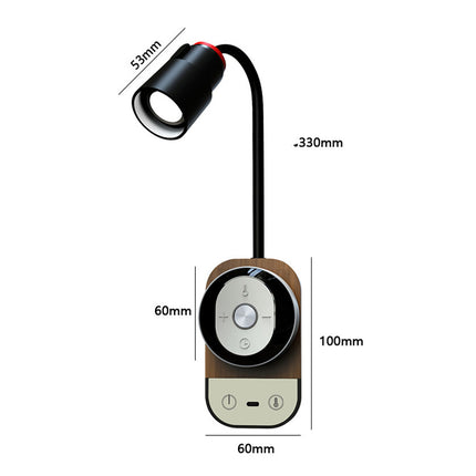 Multifunctional LED Bedside Table Lamp Reading Wall Lamp Magnetic Eye Protection Dimming Table Lamp