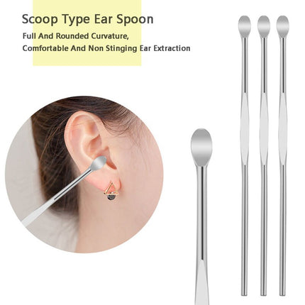 7pcs Ear Wax Pickers Stainless Steel Ear Cleaner Tool Kit Reusable