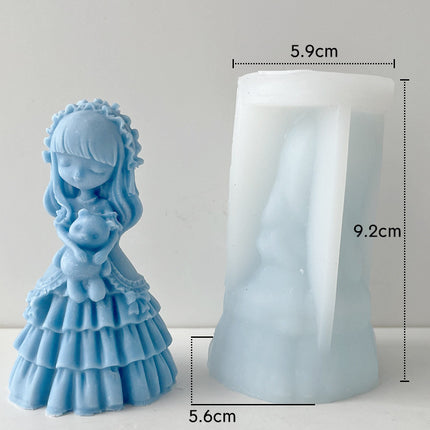 Home Aromatherapy Plaster Doll Ornament Mold