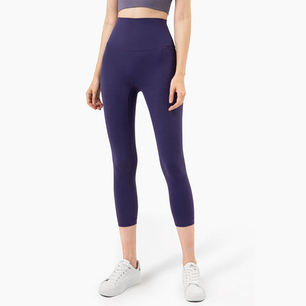 Peach Hips Fitness Cropped Pants