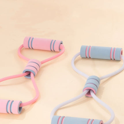 8 Word Chest Expander Rope Resistance Bands Elastic Fitness Gym