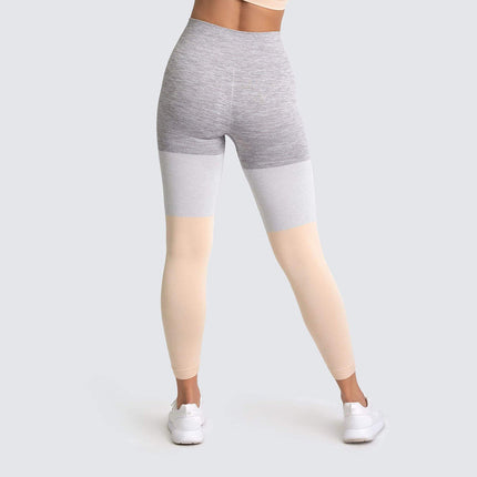 Contrast stitching fitness pants