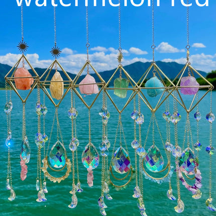 Crystal Hanging Sun Catcher Aurora Gem Crystal Prism