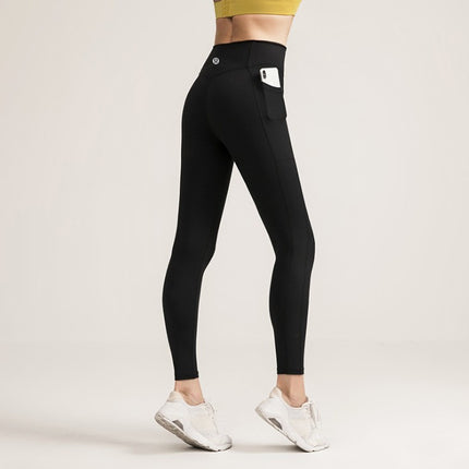 Pocket nude fitness track pants