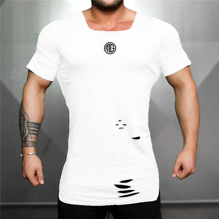 Slim fit fitness short sleeve