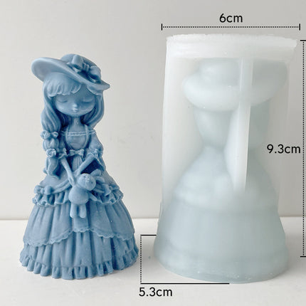 Home Aromatherapy Plaster Doll Ornament Mold