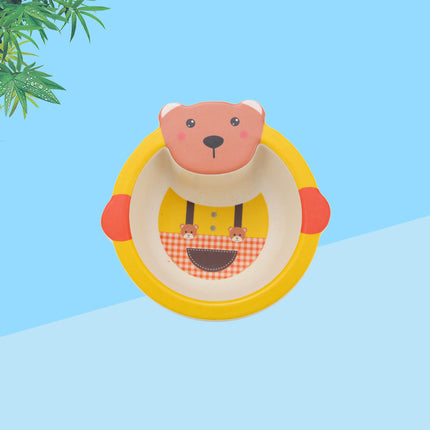 Creative Bamboo Fiber Household Baby Food Supplement Bowl