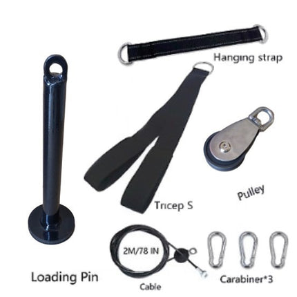Portable Limited Fitness Equipment DIY Pulley Rope Arm Strength Triceps