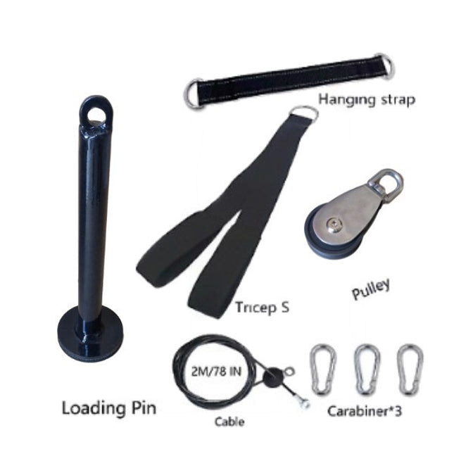 Portable Limited Fitness Equipment DIY Pulley Rope Arm Strength Triceps