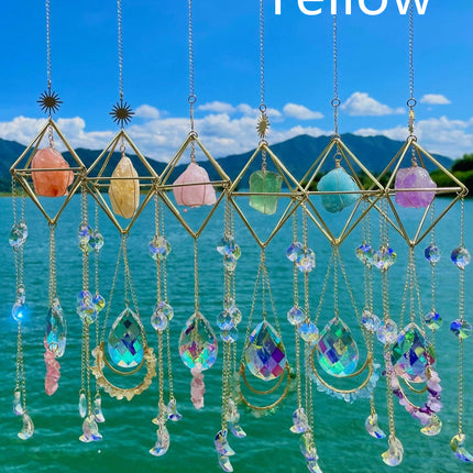 Crystal Hanging Sun Catcher Aurora Gem Crystal Prism
