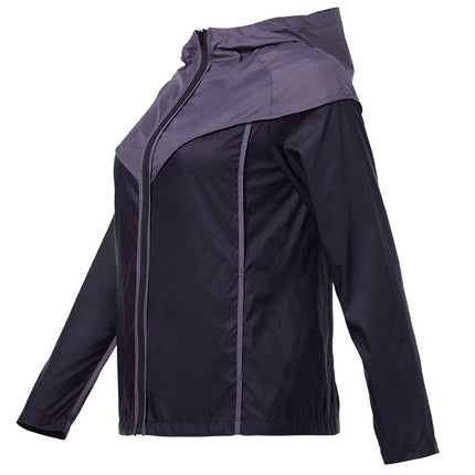 Zip cardigan fitness top