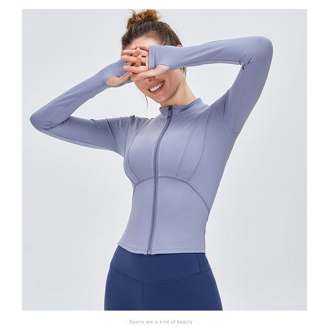 Sports top ladies fitness jacket