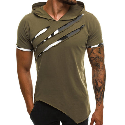 Personalized fitness pleated short sleeves