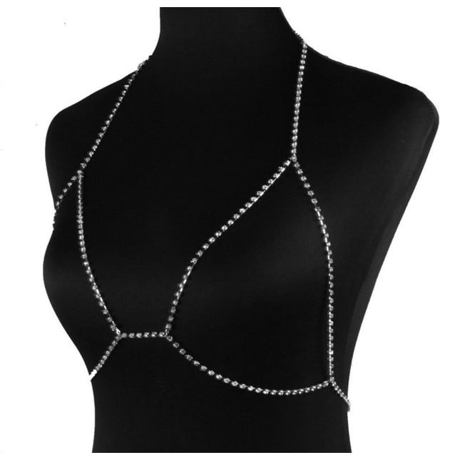 Women's Rhinestone Body Jewelry Necklace