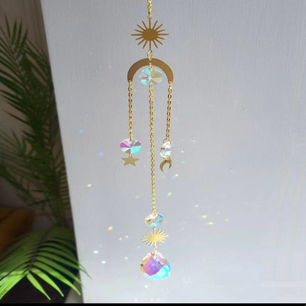 Moon Catcher Crystal Garden Decoration Home Pendant