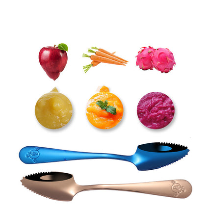 Creative Pomelo Spoon Baby Food Supplement Dredging