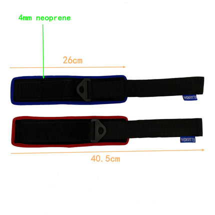 Adjustable D-ring Ankle Straps Gym With Foot Strap Cable Machine