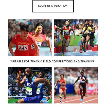 Aluminum Track Field Relay Batons Race Equipments For Running Race