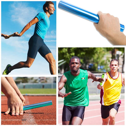 Aluminum Track Field Relay Batons Race Equipments For Running Race