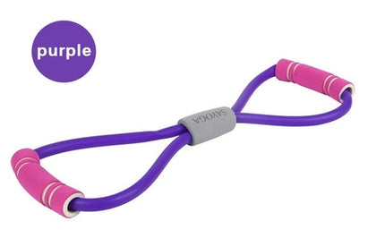 Chest Expander Eight-word Shoulder Beauty Back Device Pulling Rope