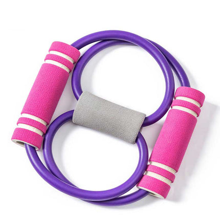 Chest Expander Eight-word Shoulder Beauty Back Device Pulling Rope