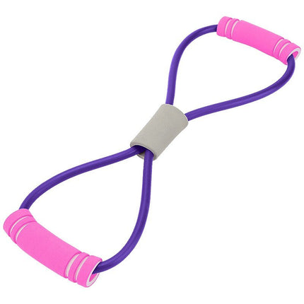Chest Expander Eight-word Shoulder Beauty Back Device Pulling Rope
