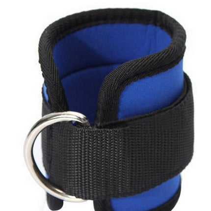 D Ring Ankle Anchor Strap Belt Gym Cable Attachment Thigh Leg Strap