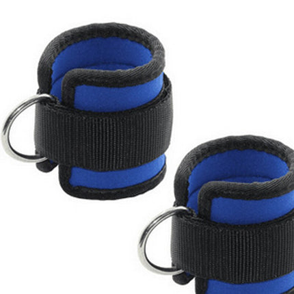 D Ring Ankle Anchor Strap Belt Gym Cable Attachment Thigh Leg Strap