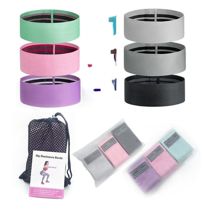 Durable Hip Ring with Yoga Non slip Rubber Band