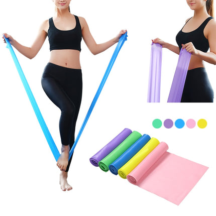 Elastic Resistance Bands Expander Stretch Exercise Rubber Band Fitness
