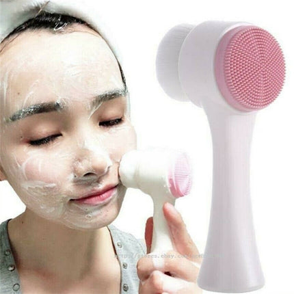 Face Cleaning Brush Double Side Face Massager Washer Facial Pore