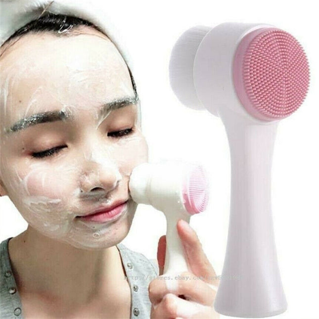 Face Cleaning Brush Double Side Face Massager Washer Facial Pore